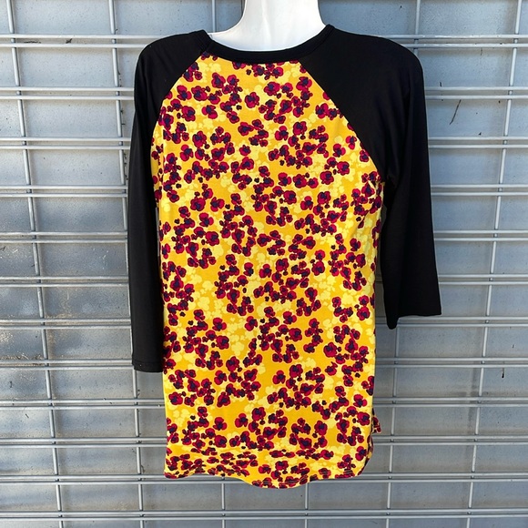 LulaRoe Floral Randy Top-#R-14 - Picture 7 of 12